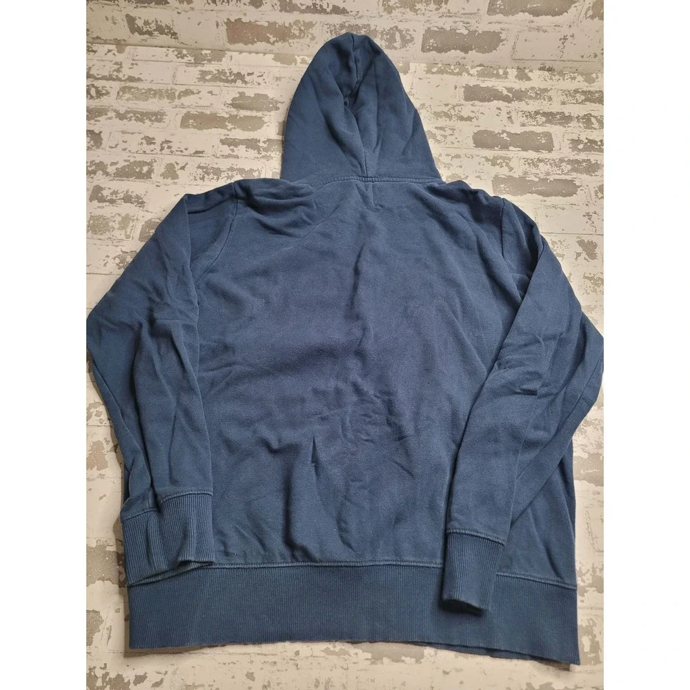 The North‎ Face Men's Dark Blue Hoodie Sweater Size Large Hiking Outdoors